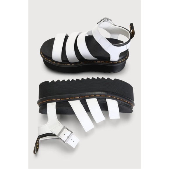 dr. martens blaire hydro quad white sandals - Picture 4 of 6